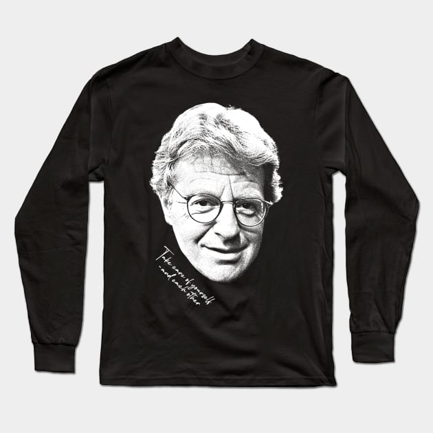 Jerry Springer Retro Fan Design Long Sleeve T-Shirt by DankFutura